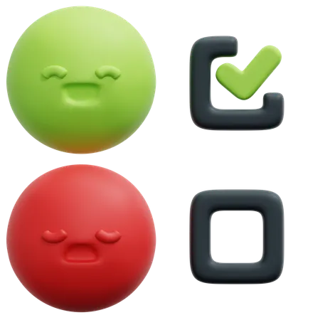 Emotion Selection  3D Icon