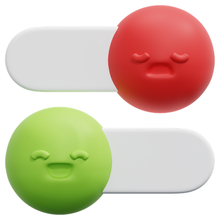 Emotion Toggle  3D Icon