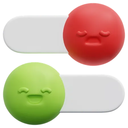 Emotion Toggle  3D Icon
