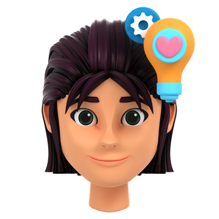 Emotional Intelligence  3D Icon