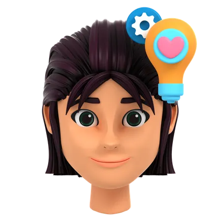 Emotional Intelligence  3D Icon