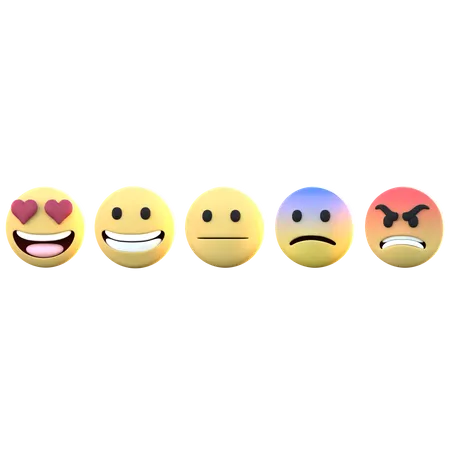 Emotionales Feedback  3D Emoji