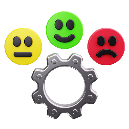 Emotionsmanagement  3D Icon