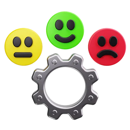 Emotionsmanagement  3D Icon