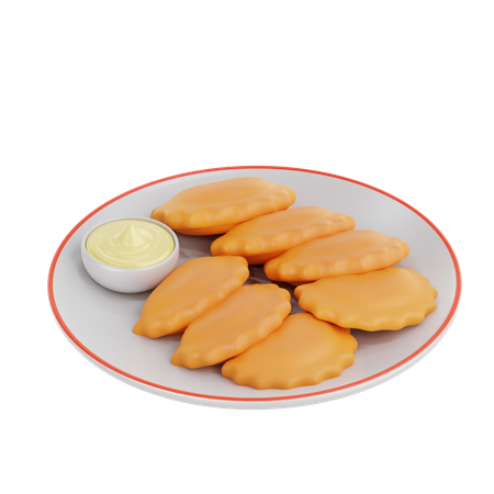 Empanadas  3D Icon