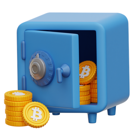 Empilhamento de bitcoins  3D Icon