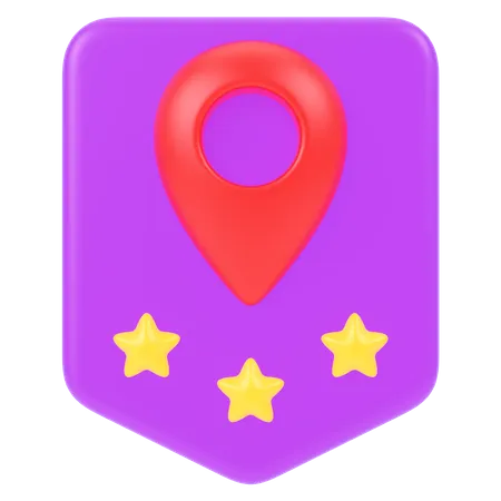 Badge de localisation  3D Icon