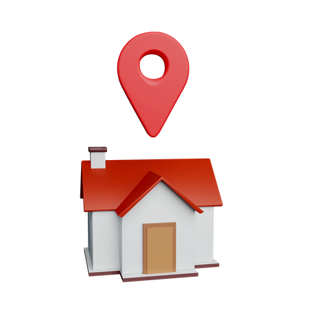 Emplacement de la maison  3D Icon