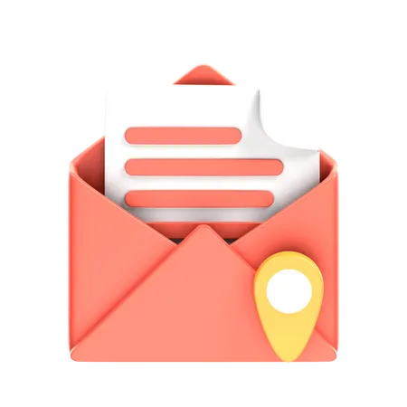 Emplacement du courrier  3D Icon