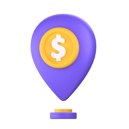 Lieu de paiement  3D Icon