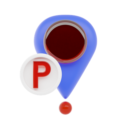 Emplacement de stationnement  3D Icon