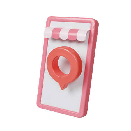 Emplacement d'achat en ligne  3D Icon