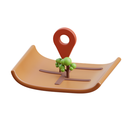 Emplacement du camp  3D Icon