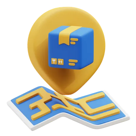 Emplacement du colis  3D Icon