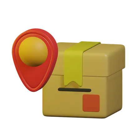 Emplacement du colis  3D Icon