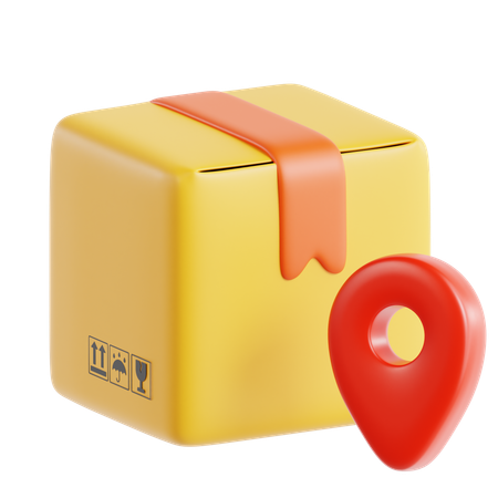 Emplacement du colis  3D Icon