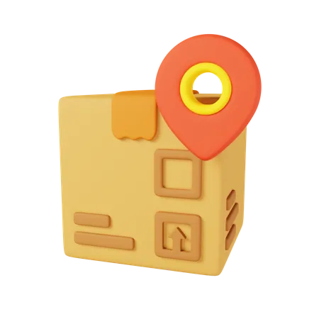 Emplacement du colis  3D Icon