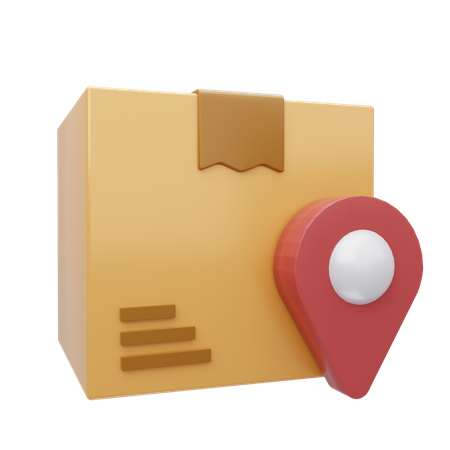 Emplacement du colis  3D Icon