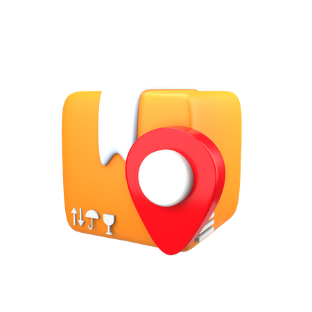 Emplacement du colis  3D Icon