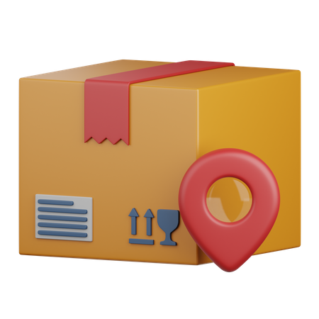 Emplacement du colis  3D Icon