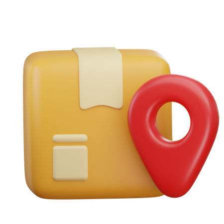 Emplacement du colis  3D Icon