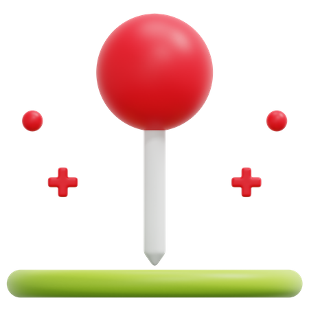 Emplacement épinglé  3D Icon