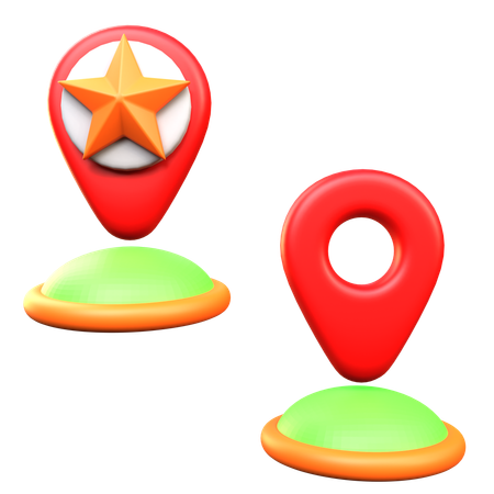 Endroit préféré  3D Icon
