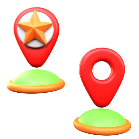 Endroit préféré  3D Icon