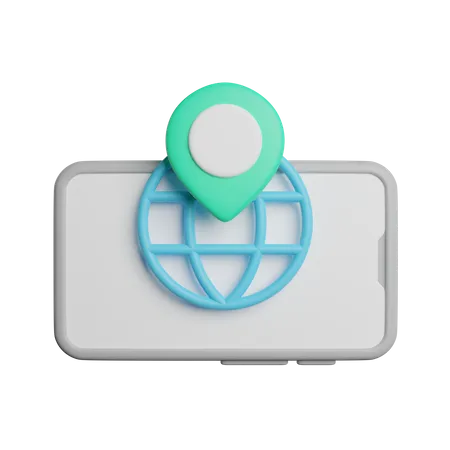 Emplacement mondial  3D Icon