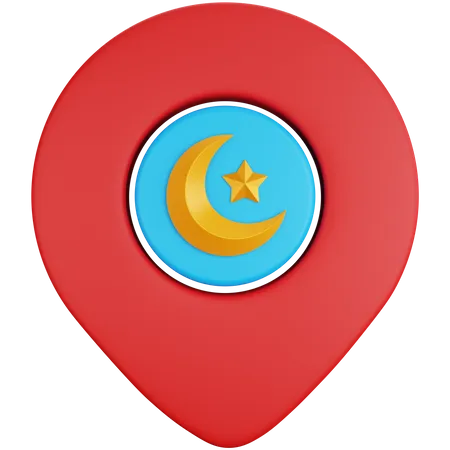 Emplacement islamique  3D Icon