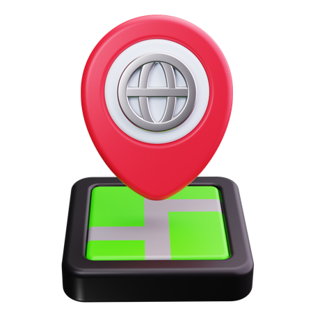 Marqueur de localisation  3D Icon