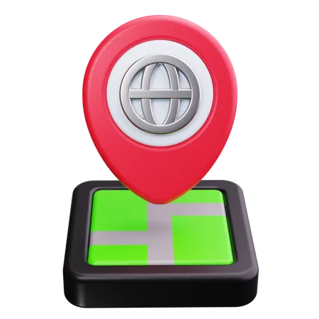 Marqueur de localisation  3D Icon