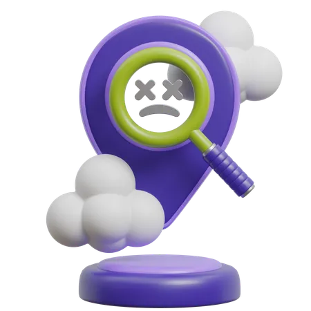 Emplacement introuvable  3D Icon