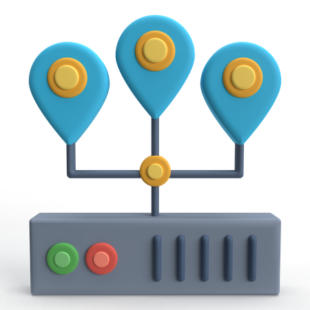 Emplacement réseau  3D Icon