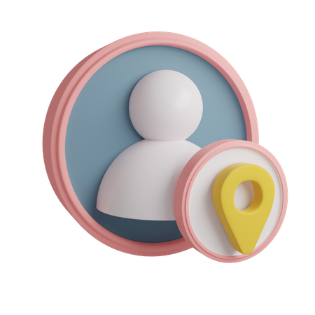 Emplacement de l'utilisateur  3D Icon