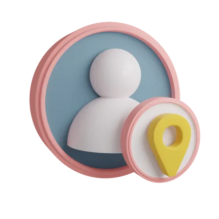 Emplacement de l'utilisateur  3D Icon