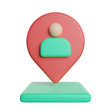 Emplacement de l'utilisateur  3D Icon