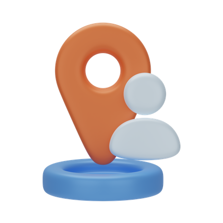 Emplacement de l'utilisateur  3D Icon