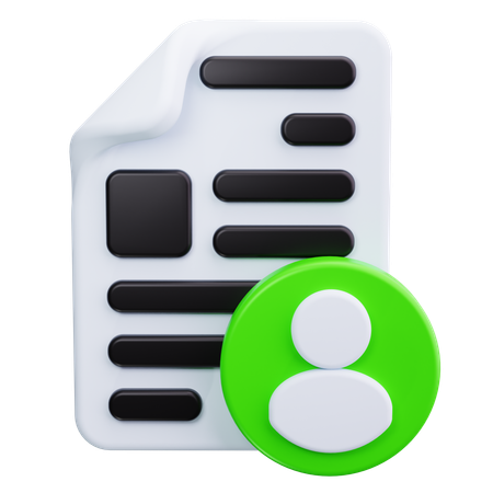 Empleado  3D Icon