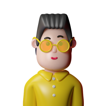 Empleado masculino  3D Icon