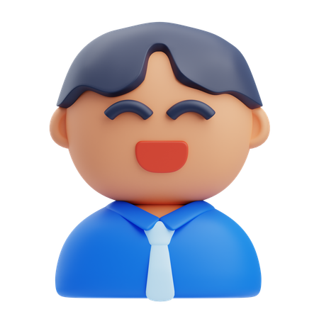 Empleado masculino  3D Icon