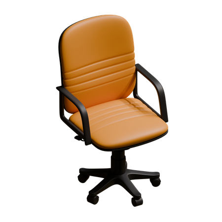 Fauteuil d'employé de bureau  3D Icon