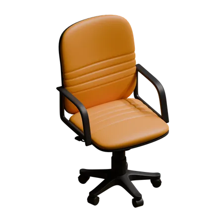 Fauteuil d'employé de bureau  3D Icon