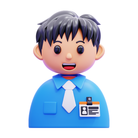 従業員  3D Icon