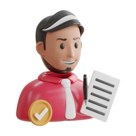 Employee  3D Icon