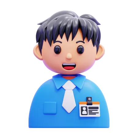 EMPLOYEE  3D Icon