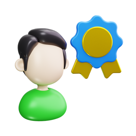 Employee badge  3D Icon