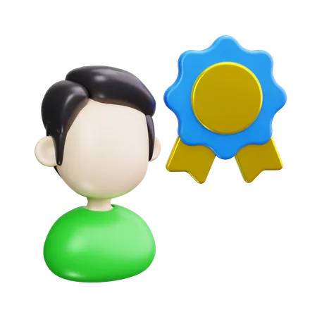 Employee badge  3D Icon