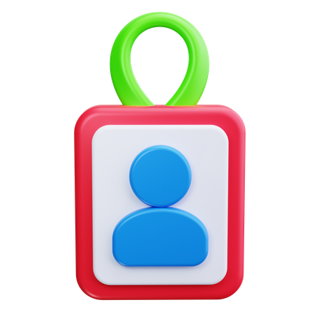 Employee Badge  3D Icon