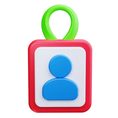 Employee Badge  3D Icon